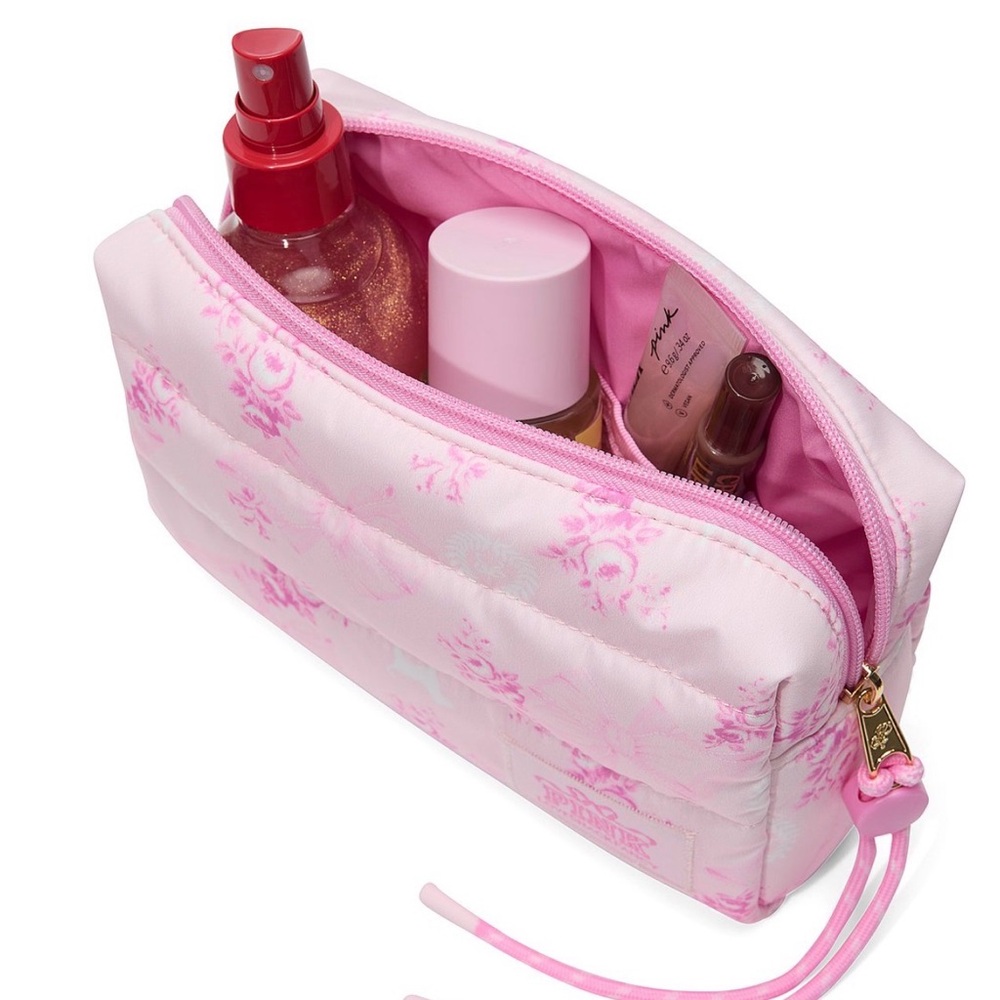 PINK X LoveShackFancy Makeup Bag - Picture 2 of 2